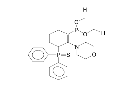 3-DIPHENYLTHIOPHOSPHORYL-2-MORPHOLINO-1-CYCLOHEXENYLPHOSPHONOUS ACID,DIMETHYL ESTER