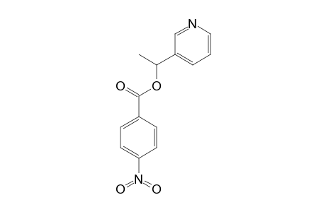 a-methyl-3-pyridinemethanol, p-nitrobenzoate(ester)