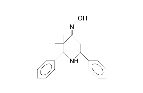 3,3-Dimethyl-2,6-diphenyl-piperidin-4-one oxime