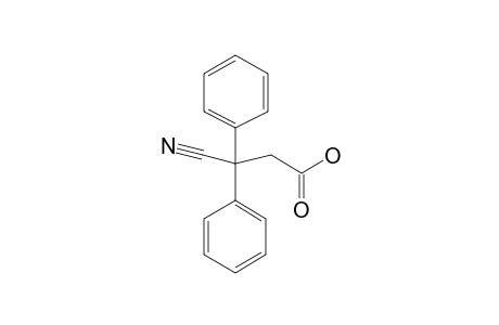 Propionic acid, 3-cyano-3,3-diphenyl-