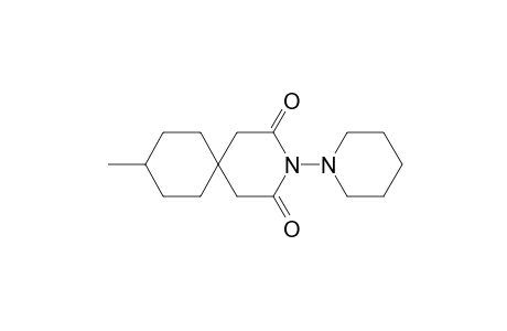 4-methyl-N-piperidino-1,1-cyclohexanediacetaimide