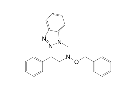 1-[(N-Benzyloxy-N-phenethylamino)methyl]benzotriazole