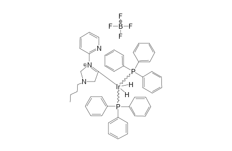 (ETA(2)-C,N)-(N-BUTYL-N(1)-(2-PYRIDYL)-IMIDAZOLIDINE-4-YLIDENE)-BIS-(HYDRIDO)-BIS-(TRIPHENYLPHOSPHINE)-IRIDIUM-(III)-TETRAFLUOROBORATE