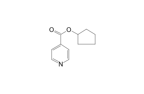 Isonicotinic acid, cyclopentyl ester