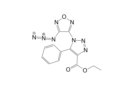 1H-1,2,3-triazole-4-carboxylic acid, 1-(4-azido-1,2,5-oxadiazol-3-yl)-5-phenyl-, ethyl ester