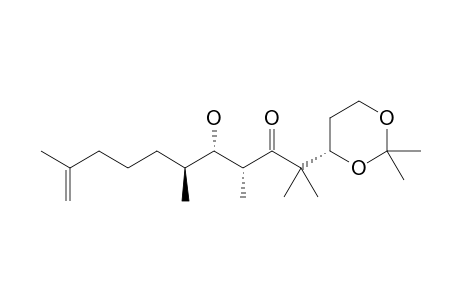 (4R,5S,6S)-2-[(4S)-2,2-dimethyl-1,3-dioxan-4-yl]-2,4,6,10-tetramethyl-5-oxidanyl-undec-10-en-3-one