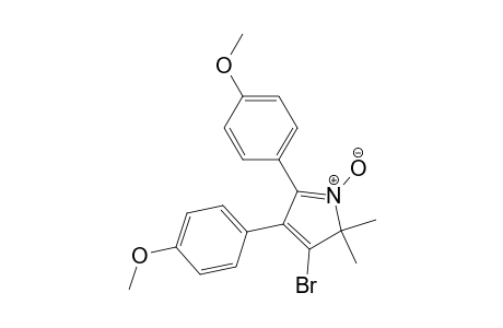 2H-Pyrrole, 3-bromo-4,5-bis(4-methoxyphenyl)-2,2-dimethyl-, 1-oxide