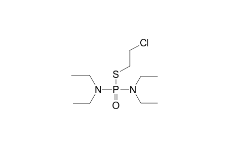 S-(2-CHLOROETHYL)-N,N,N',N'-TETRAETHYLDIAMIDOTHIOLPHOSPHATE