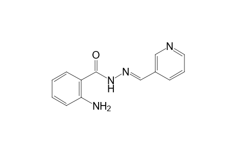 anthranilic acid, [(3-pyridyl)methylene]hydrazide