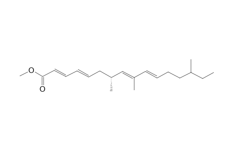 METHYL-(2E,4E,7R,8E,10E,14R)-7,9,14-TRIMETHYLHEXADECA-2,4,8,10-TETRANOIC-ACID