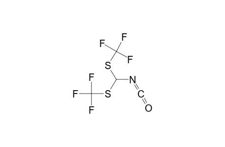 bis(trifluoromethylsulphanyl)methyl isocyanate