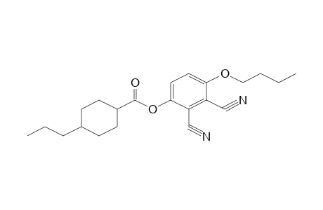 4-Butoxy-2,3-dicyanophenyl 4-propylcyclohexanecarboxylate