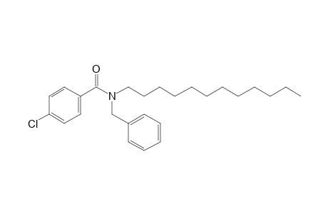 Benzamide, 4-chloro-N-benzyl-N-dodecyl-