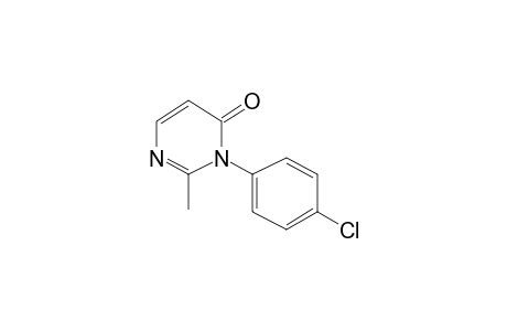 4(3H)-Pyrimidinone, 3-(4-chlorophenyl)-2-methyl-