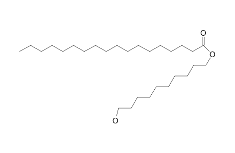 Octadecanoic acid 10-hydroxydecyl ester