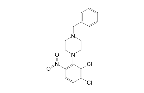 1-benzyl-4-(2,3-dichloro-6-nitrophenyl)piperazine