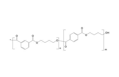 Copolyester of tere- and isophthalic acids