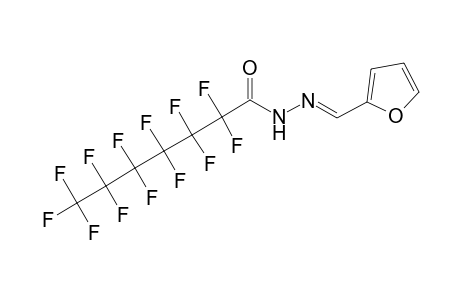 2,2,3,3,4,4,5,5,6,6,7,7,7-Tridecafluoro-heptanoic acid furan-2-ylmethylene-hydrazide