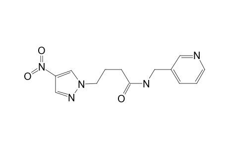 1H-Pyrazole-1-butanamide, 4-nitro-N-(3-pyridinylmethyl)-