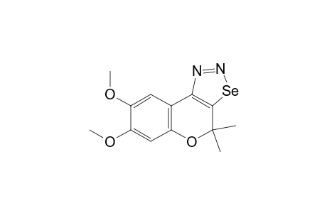 7,8-Dimethoxy-4,4-dimethylchromeno[4,3-d]selenadiazole