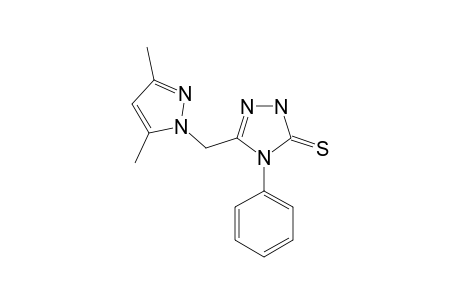 3-[1'-(3',5'-DIMETHYL-PYRAZOLYL)-METHYL]-4-PHENYL-1,2,4-TRIAZOLE-5-THIONE