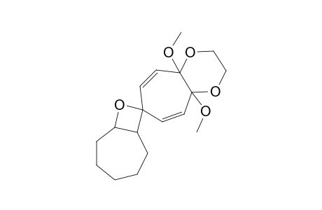 cr-(4a-.alpha.,9A-.beta.,1'-.alpha.,7'-.alpha.))-2,3,4a,9a-tetrahydro-4a,9a-dimethoxyspiro(cyclohepta(1,4)dioxine-7,9'-8'-oxabicyclo(5.2.0)nonane)