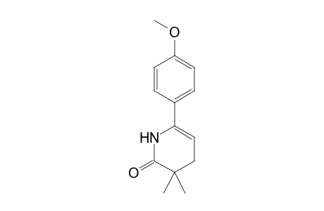 6-(4-Methoxyphenyl)-3,3-dimethyl-3,4-dihydropyridin-2(1H)-one