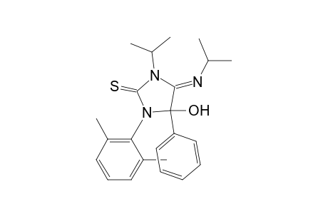 1-(2,6-Dimethylphenyl)-5-hydroxy-5-phenyl-3-isopropyl-4-(isopropylimino)-2-thioxo-1,3-diazolidine