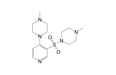 4-(4-methyl-1-piperazinyl)-3-[(4-methyl-1-piperazinyl)sulfonyl]pyridine