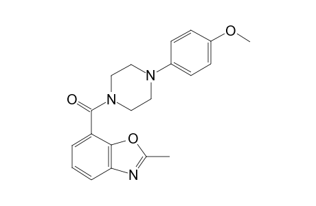 [4-(4-methoxyphenyl)-1-piperazinyl]-(2-methyl-1,3-benzoxazol-7-yl)methanone