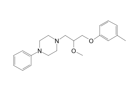 1-(3-Methylphenoxy)-3-(4-phenylpiperazin-1-yl)propan-2-ol, methyl ether