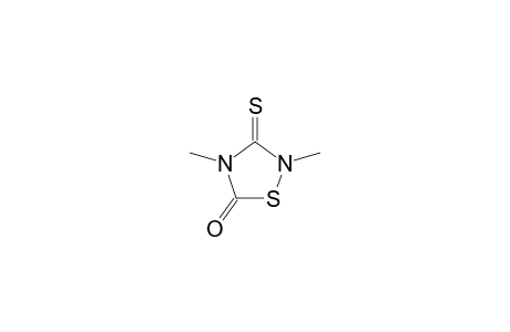 3,5-DIMETHYL-4-THIOKETO-1,3,5-THIADIAZOLIDIN-2-ONE