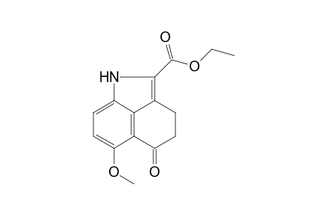 6-methoxy-5-oxo-1,3,4,5-tetrahdyrobenz[cd]indole-2-carboxylic acid