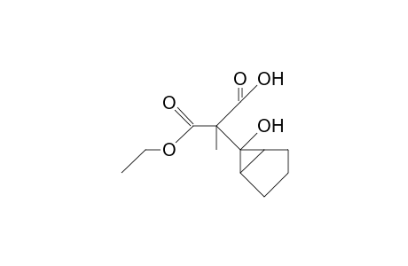 6-(1-Carboxy-1-(ethoxycarbonyl)ethyl)bicyclo-(3.1.0)hexan-6-ol