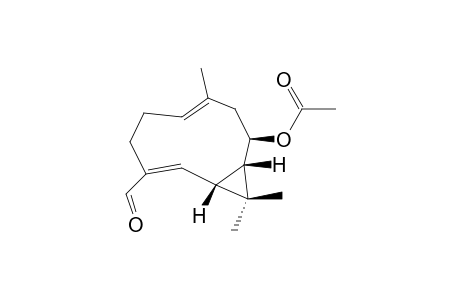 HEISHUIXIECAOLINE-A;10-METHYL-6,7-DIMETHYL-METHYLENE-8-BETA-ACETOXY-4-ALDEHYDE-(4Z,10E)-DICYCLODECADIENE