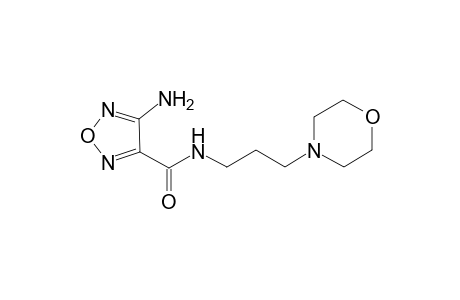 4-Amino-furazan-3-carboxylic acid (3-morpholin-4-yl-propyl)-amide