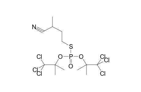 O,O-DI(1,1-DIMETHYL-2,2,2-TRICHLOROETHYL)-S-(3-CYANOBUTYL)THIOPHOSPHATE