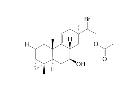 16-ACETOXY-15-BROMO-7-HYDROXY-9-(11)-PARGUERENE