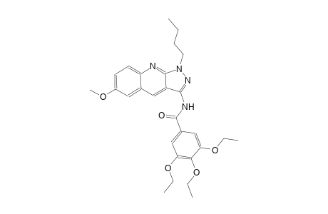 N-(1-butyl-6-methoxy-1H-pyrazolo[3,4-b]quinolin-3-yl)-3,4,5-triethoxybenzamide