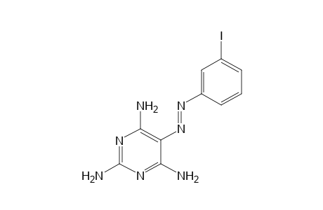 5-[(m-iodophenyl)azo]-2,4,6-triaminopyrimidine