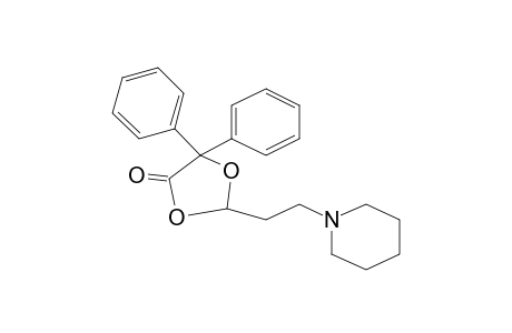 5,5-Diphenyl-2-[2-(1-piperidinyl)ethyl]-1,3-dioxolan-4-one