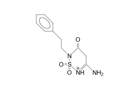 5-Amino-2-phenethyl-2H-1,2,6-thiadiazin-3(4H)-one 1,1-dioxide cation