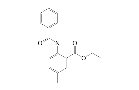 Ethyl 2-(benzoylamino)-5-methylbenzoate