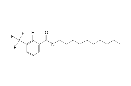 Benzamide, 2-fluoro-3-trifluoromethyl-N-methyl-N-decyl-