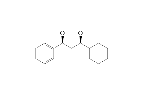 syn-(1R*,3S*)-3-Cyclohexyl-1-phenylpropan-1,3-diol