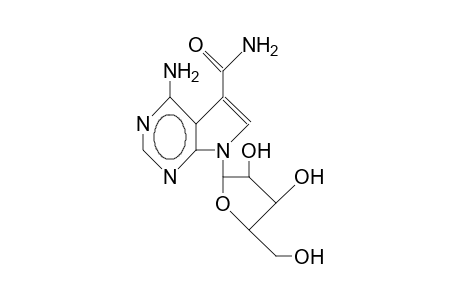 4-AMINO-5-CARBOXAMIDO-7-(BETA-D-RIBOFURANOSYL)-PYRROLO-[2,3-D]-PYRIMIDINE,SANGIVAMYCIN