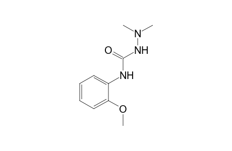 1,1-dimethyl-4-(o-methoxyphenyl)semicarbazide