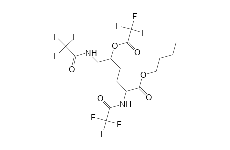 Butyl 2,3,4,6-tetradeoxy-5-O-(trifluoroacetyl)-2,6-bis[(trifluoroacetyl)amino]hexonate