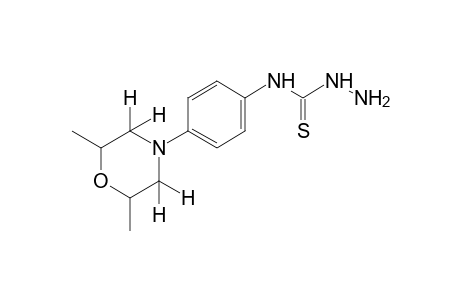 4-[p-(2,6-dimethylmorpholino)phenyl]-3-thiosemicarbazide