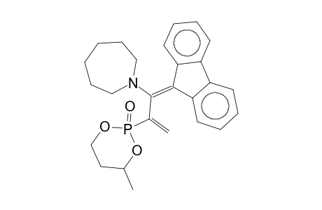 1-[1-(9H-Fluoren-9-ylidene)-2-(4-methyl-2-oxido-1,3,2-dioxaphosphinan-2-yl)-2-propenyl]azepane